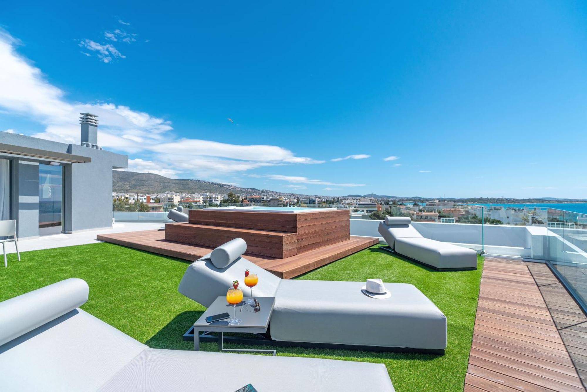 Suite Penthouse avec Jacuzzi - Vue sur Mer